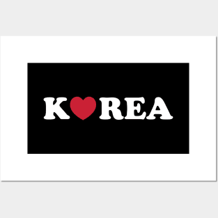 Korea Love Heart Posters and Art